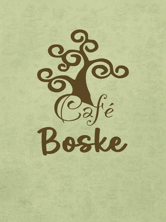 Portada de la carta de Café Boske